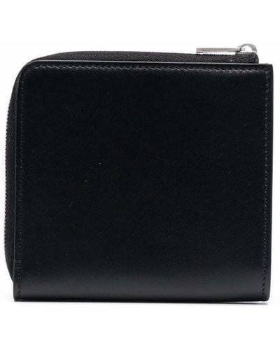Jil Sander Black Leather Wallet