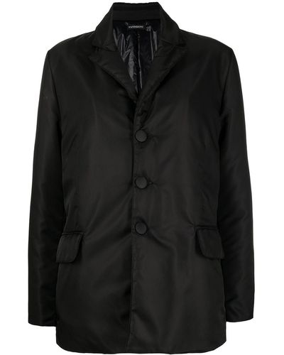 WANDERING Blazer Puffer Jacket - Black
