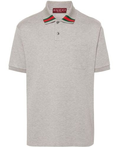 Gucci Web Poloshirt - Grau