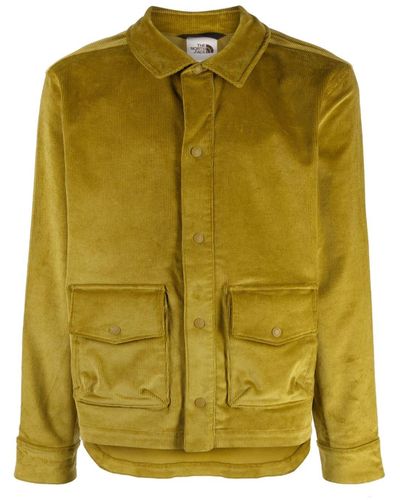 The North Face Corduroy Cargo Shirt Jacket - Green