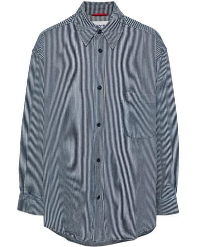 Autry Striped Cotton Shirt - Blue