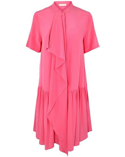 Ulla Johnson Adalyn Ruffled Silk Dress - Pink