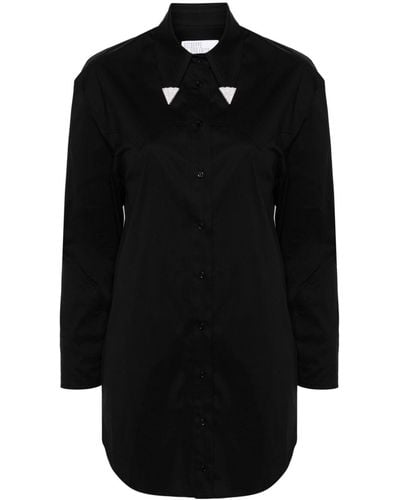 GIUSEPPE DI MORABITO Mini-jurk Verfraaid Met Stras - Zwart