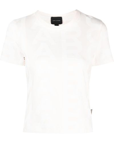 Marc Jacobs T-shirt Met Monogram - Wit