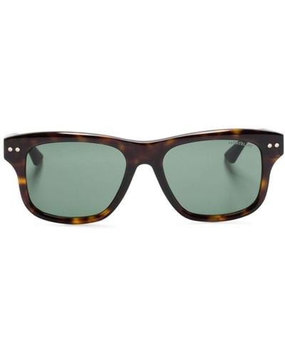 Montblanc Tortoiseshell Square-frame Sunglasses - Green