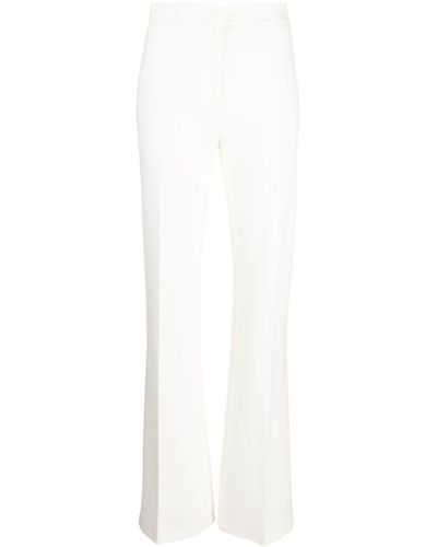 Pinko Pantalon de tailleur Hulka à taille haute - Blanc