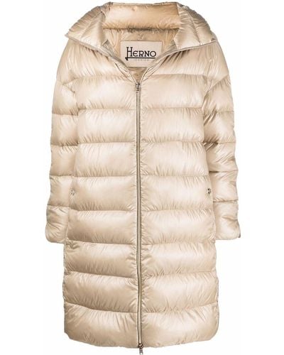 Herno Down-feather Coat - Natural
