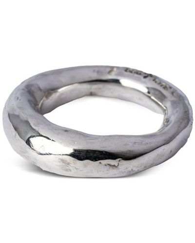 Parts Of 4 Spacer Polished Sterling-silver Ring - White