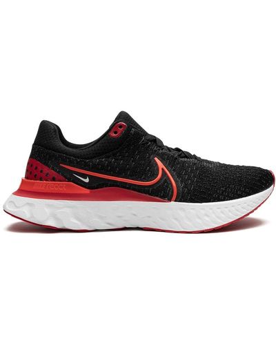 Nike React Infinity Run Flyknit 3 "black College Red" Sneakers