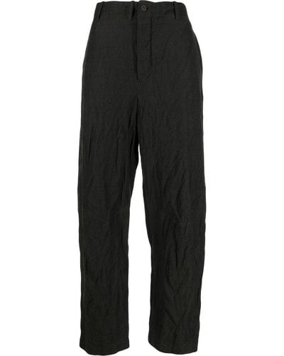 Forme D'expression Arc Straight-leg Trousers - Black