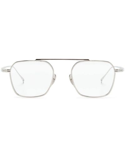 Kame Mannen 9502 スクエア眼鏡フレーム - ホワイト