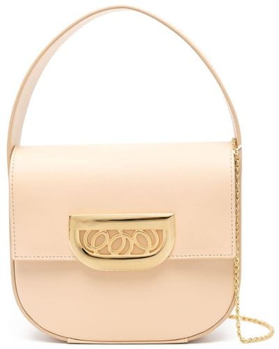 D'Estree Martin Jewel Leather Mini Bag - Natural