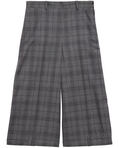 Balenciaga Shorts mit Muster - Grau