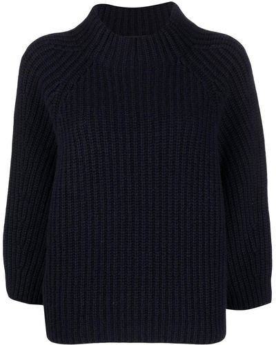 Iris Von Arnim Fallou Chunky-knit Cashmere Jumper - Blue