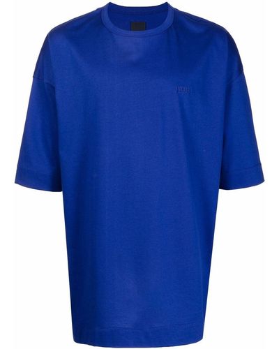 Juun.J Graphic-print Cotton T-shirt - Blue
