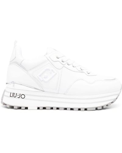 Liu Jo Maxi Wonder Platform Trainers - White