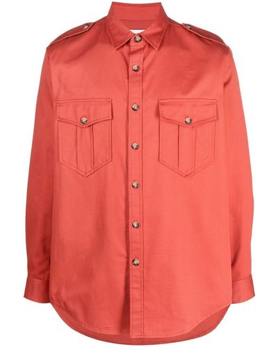 Isabel Marant Hemd mit Schulterklappen - Rot