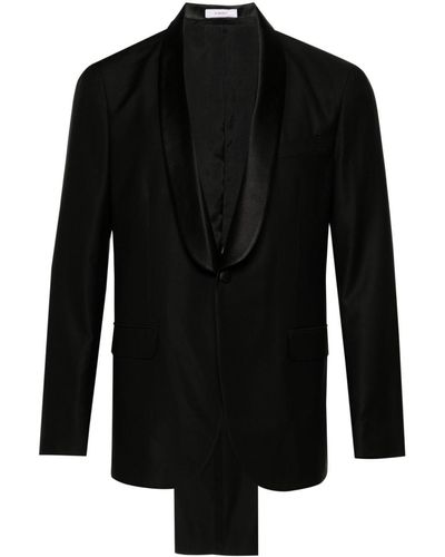 Boglioli Shawl-lapels Single-breasted Blazer - Black