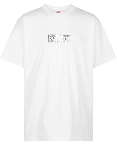 Supreme T-shirt à logo Chicago - Blanc