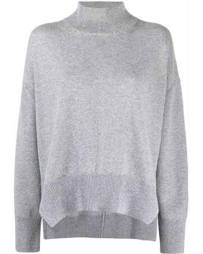 Barrie Iconic Cashmere Pullover - Gray