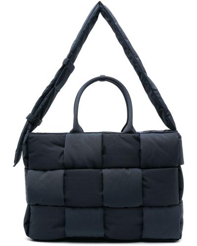 Bottega Veneta Grand sac à main Arco à design matelassé - Bleu