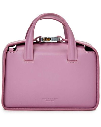 1017 ALYX 9SM Buckle-detail Leather Tote Bag - Purple