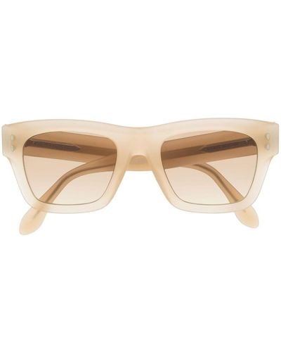 Isabel Marant Square Tinted Sunglasses - Natural