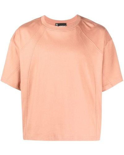 Styland T-shirt Met Jersey Vlakken - Roze