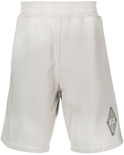 A_COLD_WALL* Pantalones cortos de deporte con cinturilla elástica - Blanco