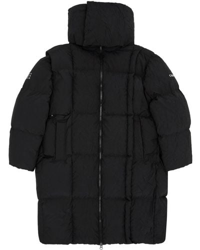 MM6 by Maison Martin Margiela Down Jacket With Removable Hood - Black