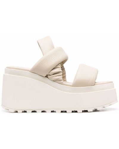 Vic Matié Padded Wedge Sandals - Multicolor