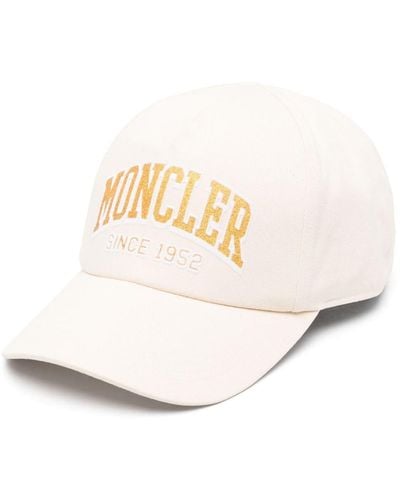 Moncler ロゴ キャップ - ナチュラル