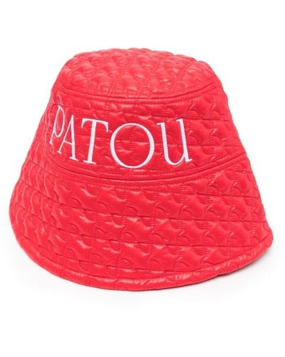 Patou Sombrero de pescador con logo bordado - Rojo