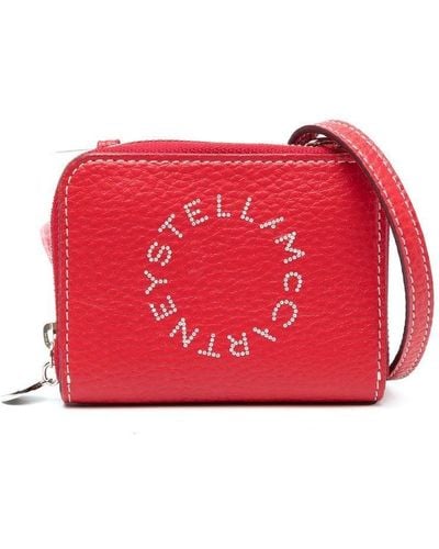 Stella McCartney Portemonnaie mit Stella-Logo - Rot