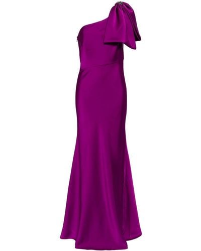 Sachin & Babi Chelse Georgette Gown - Purple