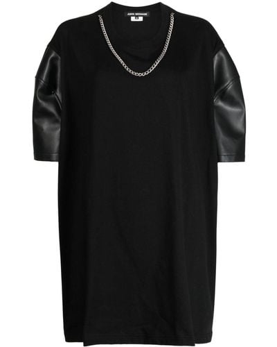 Junya Watanabe Chain-detail Paneled T-shirt - Black