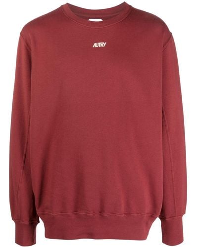 Autry Sweater Met Geborduurd Logo - Rood