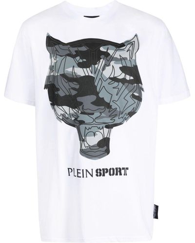 Philipp Plein Logo-print Short-sleeve T-shirt - Grey