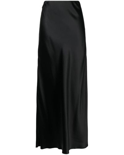 Rachel Gilbert Skye Silk Maxi Skirt - Black