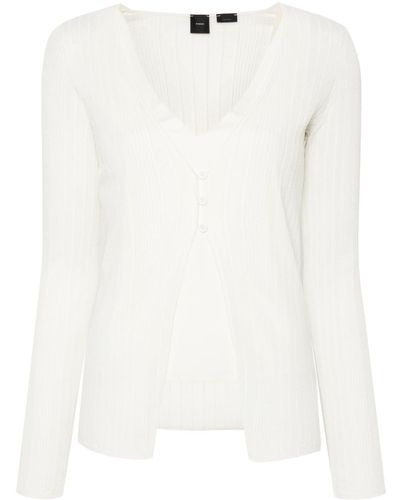 Pinko Langärmelige Bluse - Weiß