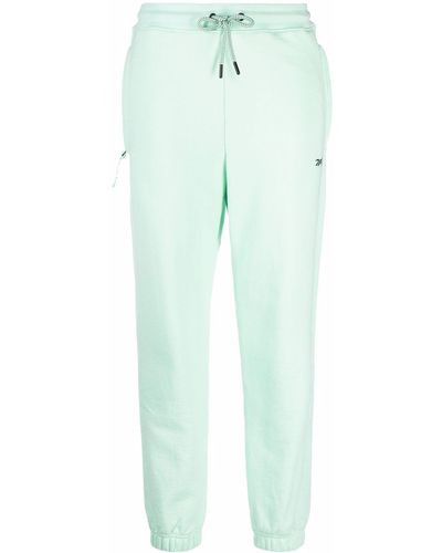 Reebok X Victoria Beckham Pantalones de chándal con logo bordado - Verde