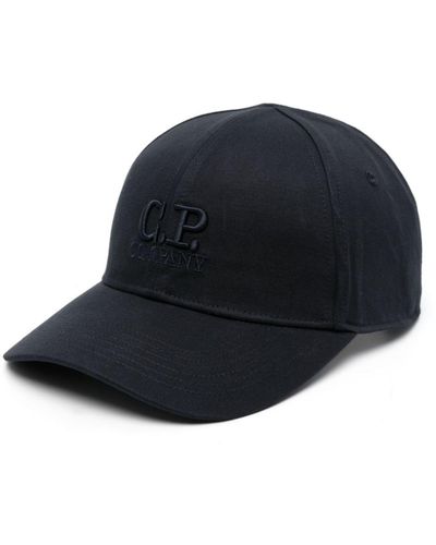 C.P. Company Baseballkappe aus Gabardine - Blau