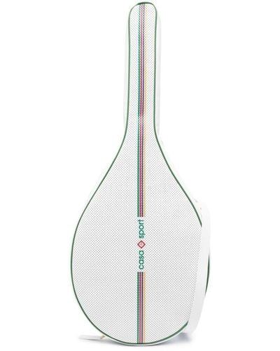 Casablanca X Mad Paris K7 Tennis-racket Case - White