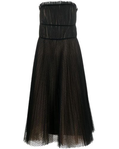 Polo Ralph Lauren Vestido de tul con lunares - Negro