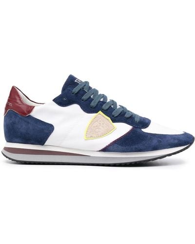 Philippe Model Trpx Running Leather Sneakers - Blue