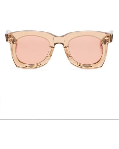 Jacques Marie Mage Ava Square-frame Sunglasses - Pink