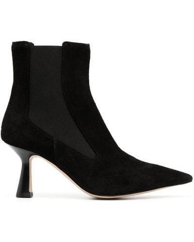 Aeyde Selena Cow Suede Leather Shoes - Black