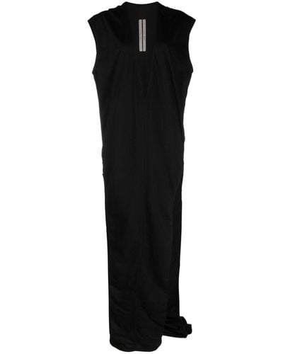 Rick Owens Luxor Arrowhead Cotton Gown - Black