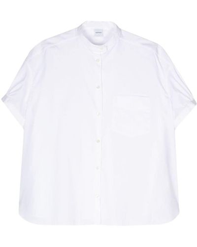 Aspesi Camisa con pliegues - Blanco
