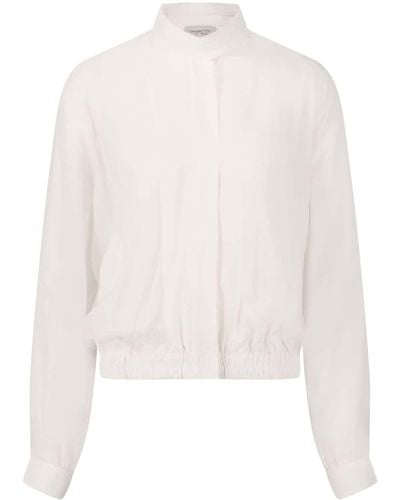 Giambattista Valli Semi-sheer Cotton-blend Jacket - White